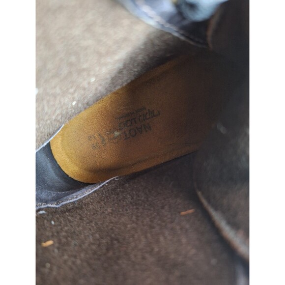 NAOT Caribou Brown Leather Lace Up Ankle Boots Women's EU 39 US 8 Hiking Outdoor - Picture 11 of 13